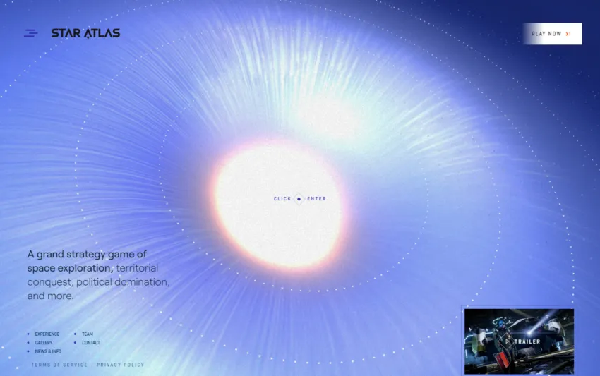 Plataforma do metaverso Star Atlas