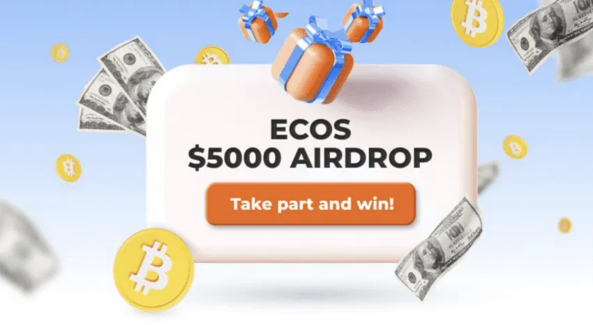 Airdrop và kiếm Bitcoin miễn phí! từ ECOS