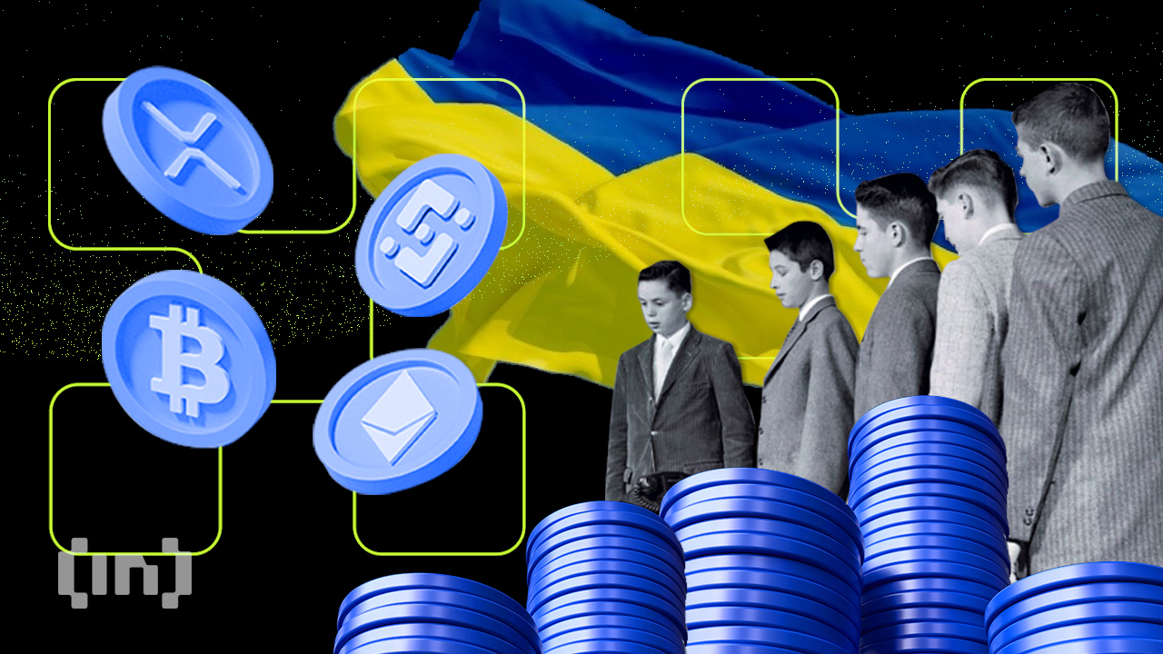 ウクライナの仮想通貨寄付が7000万ドルに迫る：チェイナリシス