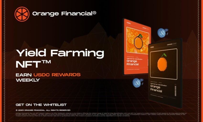 Orange Financial To Launch Innovative Yield Farming Treasury for NFT Holders