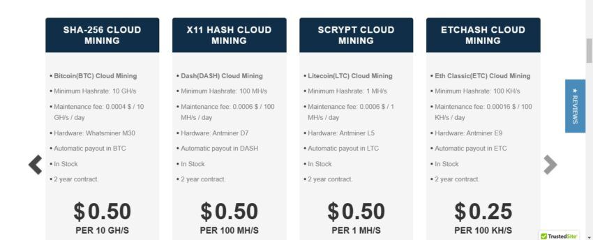 Best cloud mining services hashiny