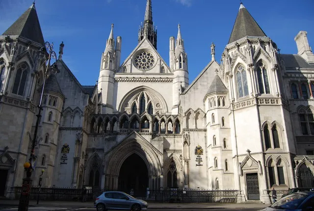 Royal Courts of Justice, London.