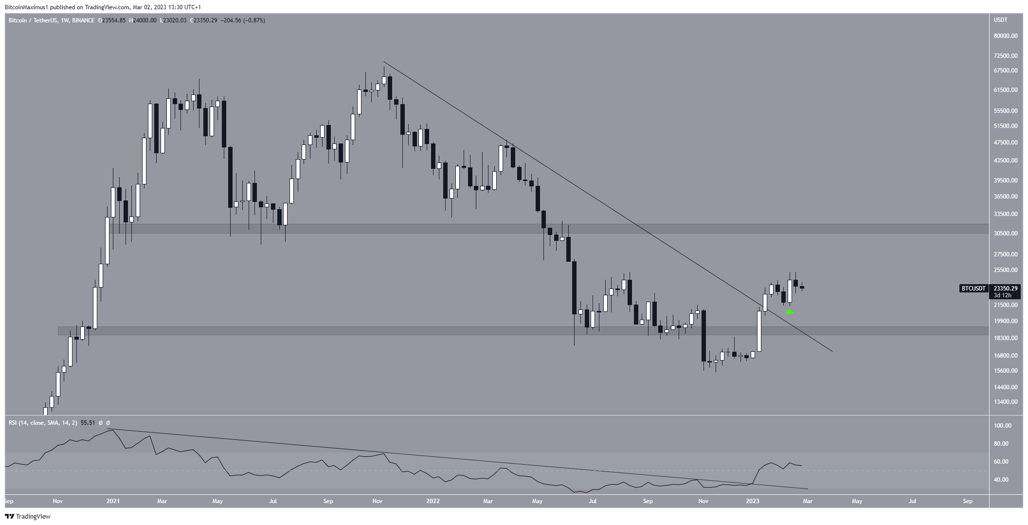 Bitcoin (BTC) Long-term movement