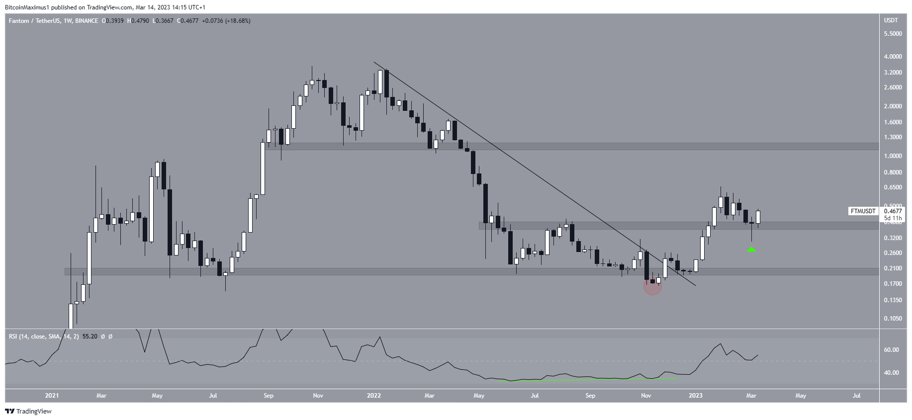 Fantom (FTM) Price Long-Term