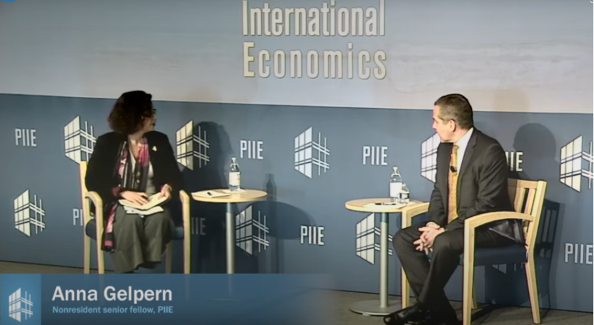 Fed Vice Chair Michael Barr speaking about crypto Source: PIIE