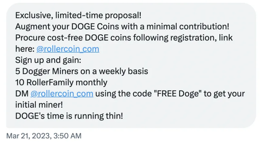 crypto giveaway scams
