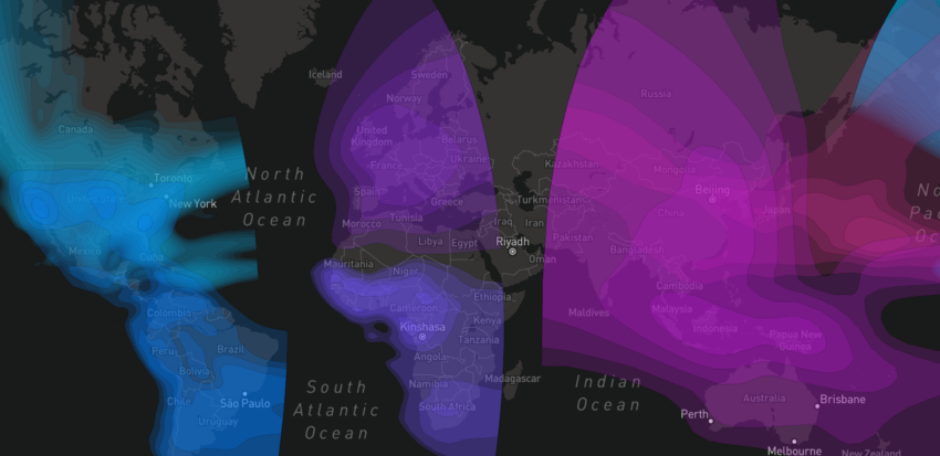 Access to the Bitcoin network via the Blockstream satellite network. 