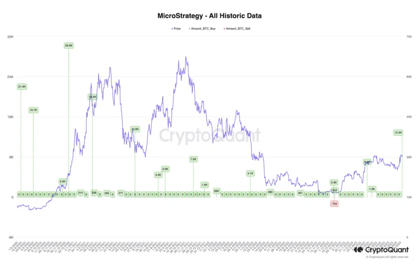 MicroStrategy Bitcoin Purchases History