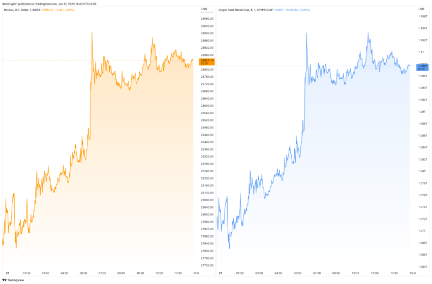 Bitcoin and Crypto Market Cap