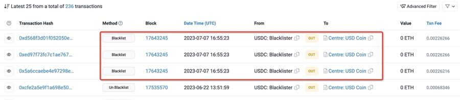 Multichain Exploit Blacklist