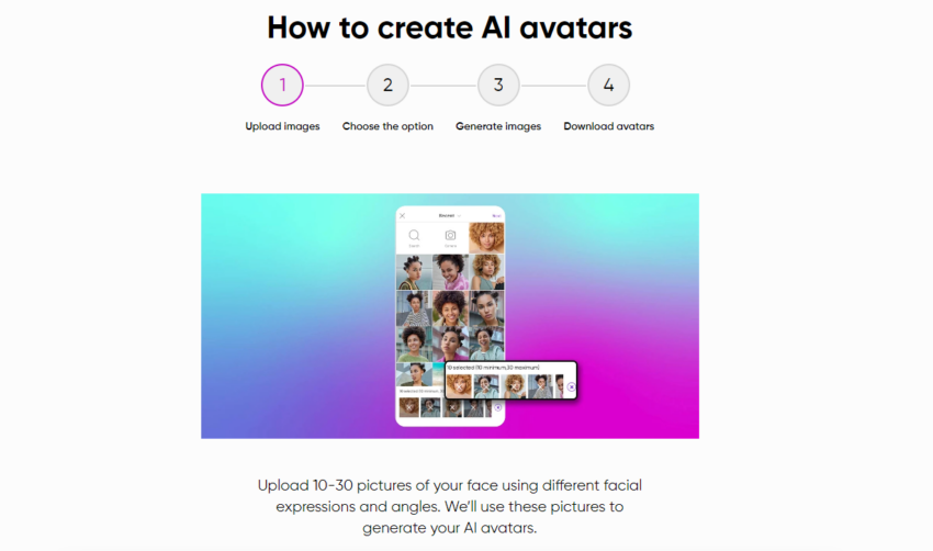 Create AI avatars: PicsArt 