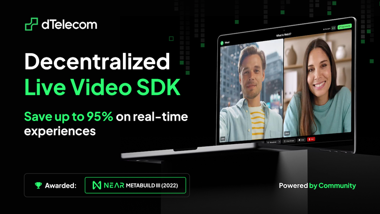 dTelecom Launches Decentralized Live Video SDK