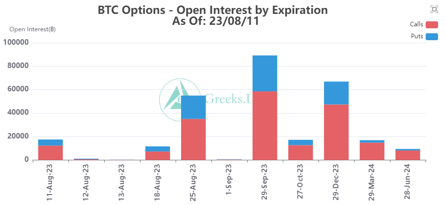 Bitcoin options OI. Source: X/@GreeksLive