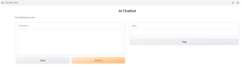 build AI CHATBOT API