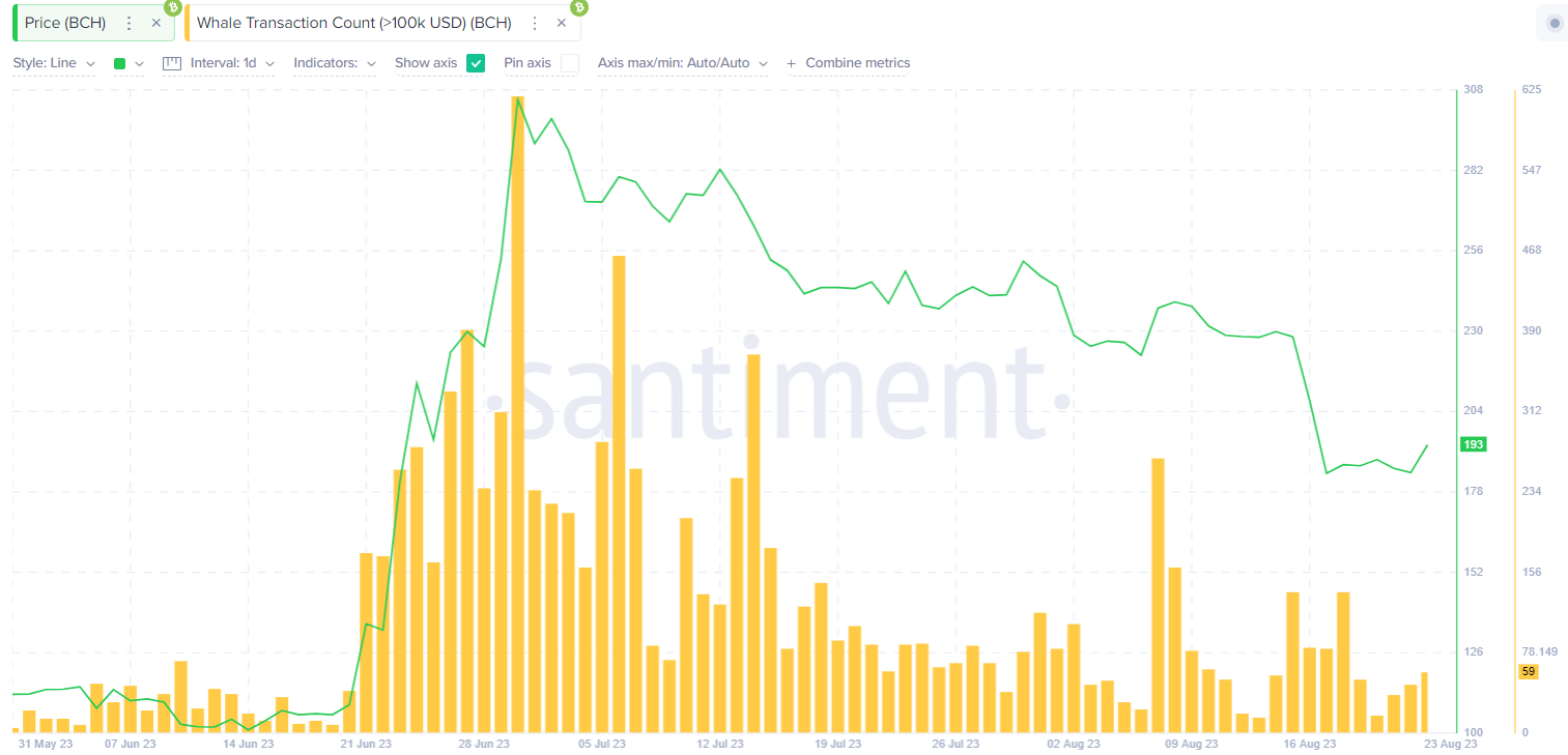 Bitcoin Cash (BCH) Price Enters Recovery Zone | Whale Transactions | 