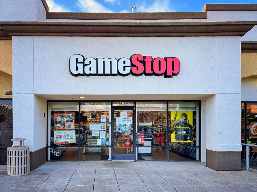 A GameStop retail retailer space in Vallejo, California.