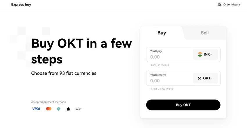 Comprar OKT en pocos pasos