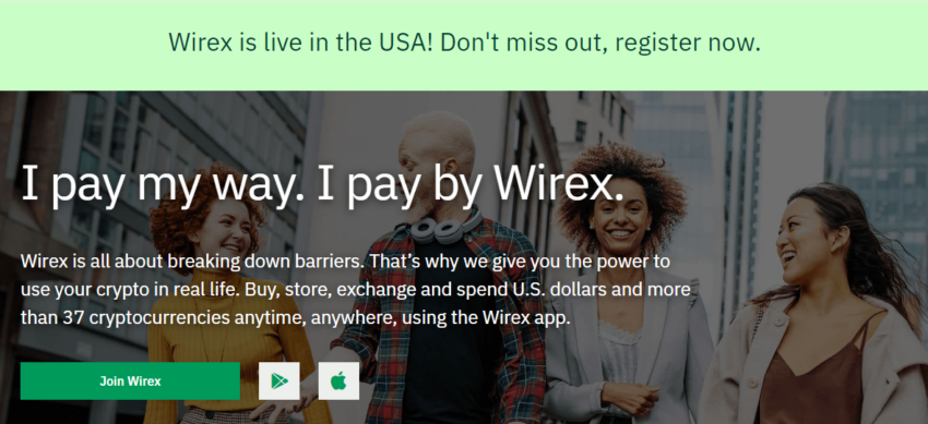 wirex review homepage