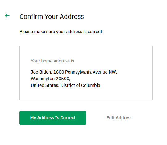 wirex review confirm home address